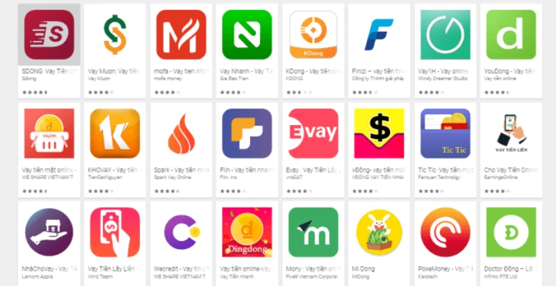 Những app vay tiền tốt nhất hiện nay